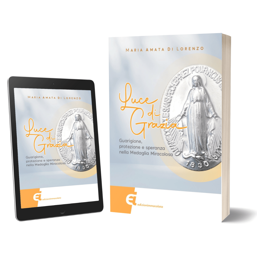 copertine del libro Luce di grazia in formato ebook e cartaceo